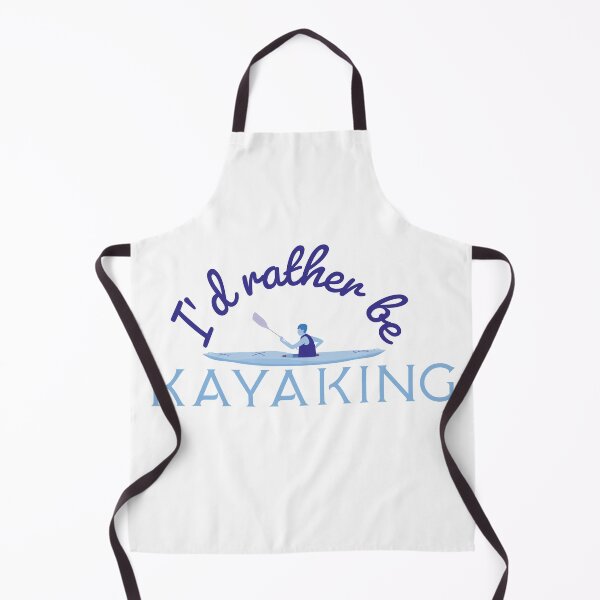 Artikelvorschau, I'd Rather Be Kayaking Kayak Spruch Design entworfen und verkauft von brunsch-print.
