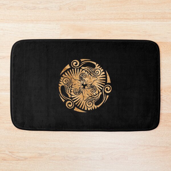 Item preview, Sleeping kittens in celtic style, gold designed and sold by yulia-rb.