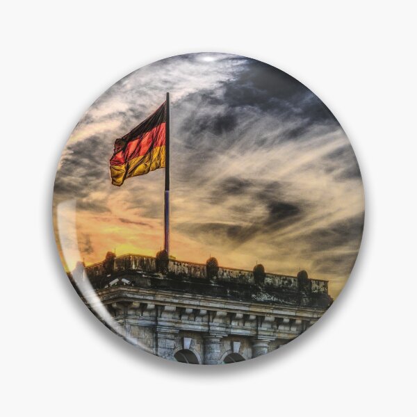 Item preview, Bundestag German Flag Parliament designed and sold by MonArtisteSam.