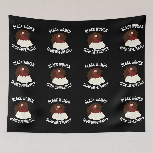 Item preview, Black Women Glow Differently designed and sold by PRB1989.
