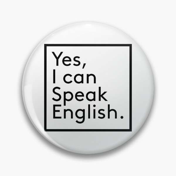 Item preview, Yes, I can speak English. designed and sold by Teallady.