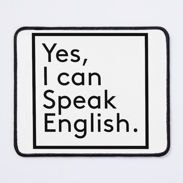 Item preview, Yes, I can speak English. designed and sold by Teallady.