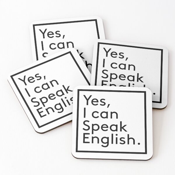 Item preview, Yes, I can speak English. designed and sold by Teallady.