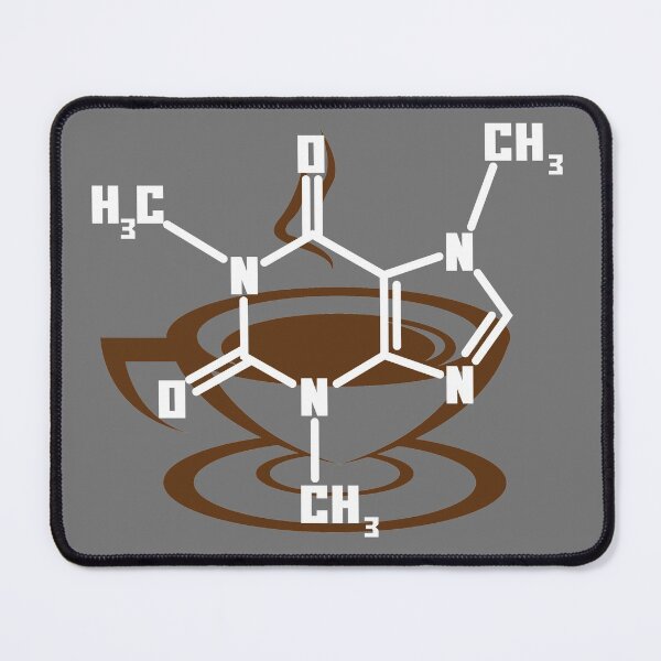 Item preview, Caffeine Molecule - Gifts for Science Nerds designed and sold by TrndSttr.