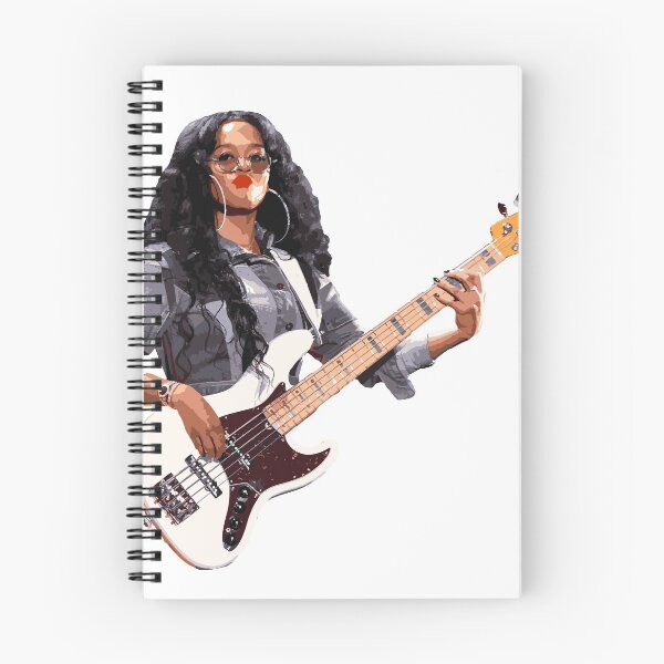 Item preview, H.E.R. grooving on the bass designed and sold by AJ-Russo.