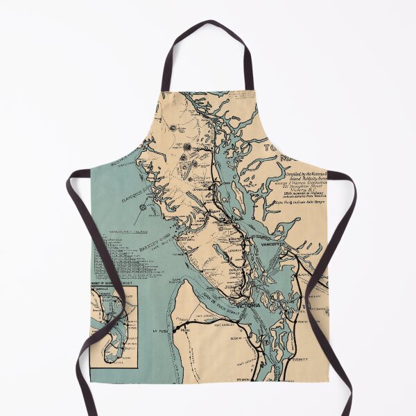 Item preview, 1925 Victoria and Island Touring Map designed and sold by Gin Neko.