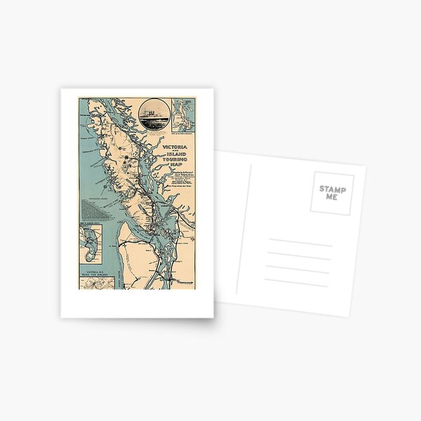 Item preview, 1925 Victoria and Island Touring Map designed and sold by Gin  Neko.