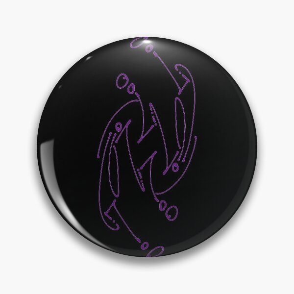 Item preview, Purple Pattern Graffiti Style Drawing on Black designed and sold by that5280lady.