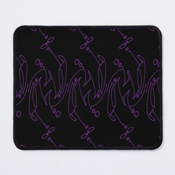 Item preview, Purple Pattern Graffiti Style Drawing on Black designed and sold by that5280lady.