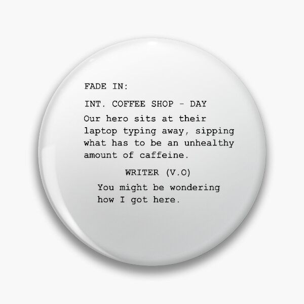 Item preview, Funny Screenwriter Coffee Shop Scene designed and sold by TrndSttr.