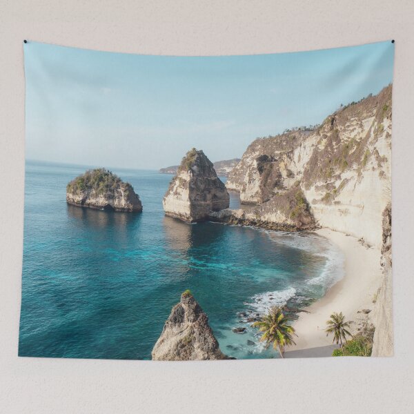 Artikelvorschau, Palm Trees Beach & Rock Island entworfen und verkauft von Two Palm Tree.