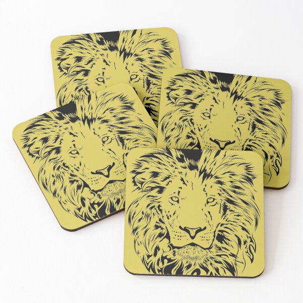 Item preview, Yellow King Lion Face designed and sold by Rafael Godoy.