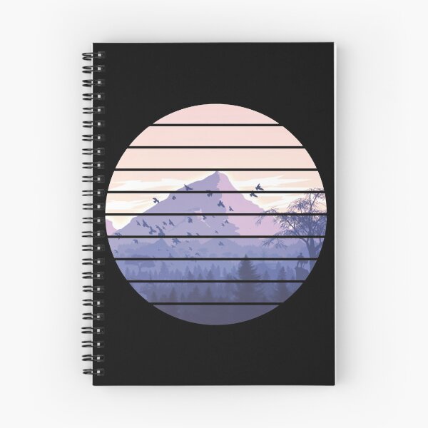 Item preview, Mountain sky sunset vintage designed and sold by Mohamed11Khalid.