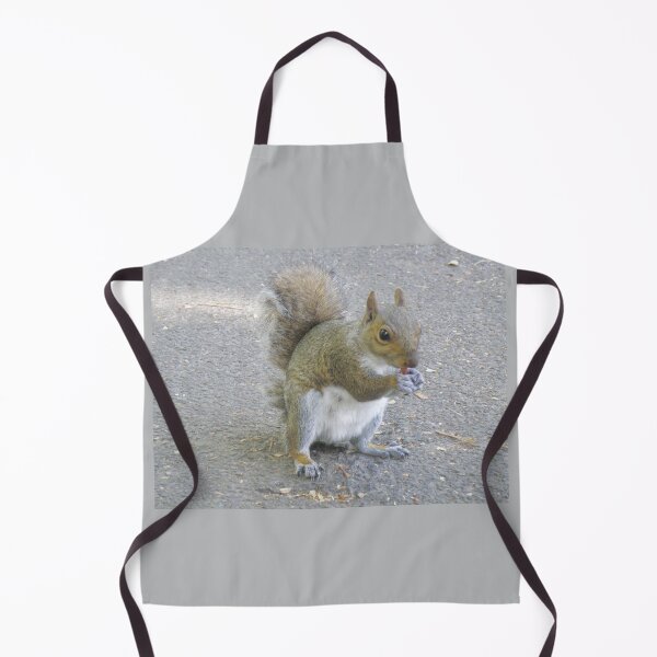 Item preview, Cheeky Little Grey Squirrel Eating a Peanut Photograph designed and sold by naturegallery.