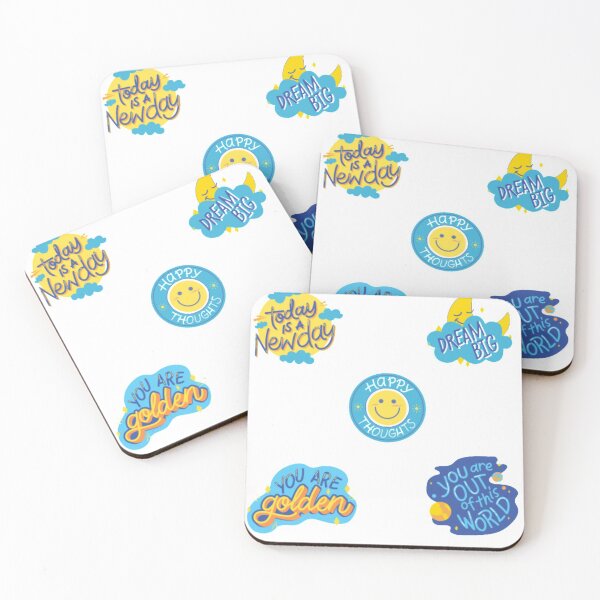 Item preview, Positive Happy Thoughtful Stickers designed and sold by MK 3.