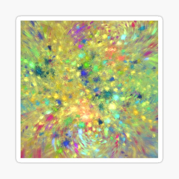 Spring #fractal art Sticker