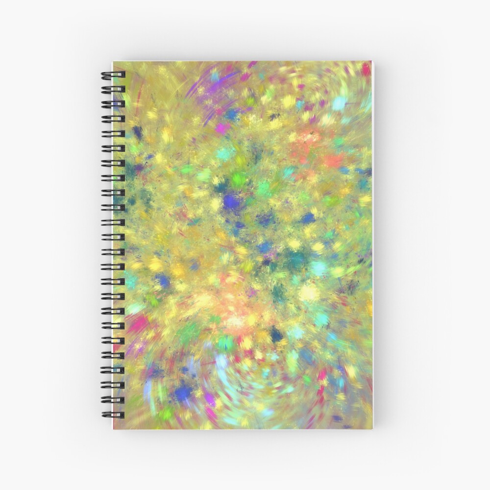 Spring #fractal art Spiral Notebook