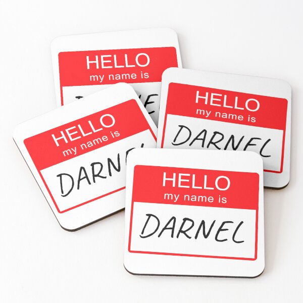 Item preview, Hello My Name Is Darnel Name Tag Custom Personalised Design  designed and sold by CreatedbyJR.