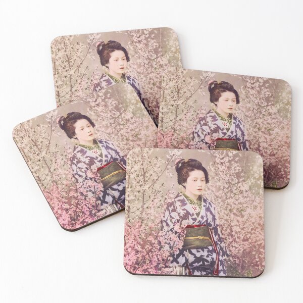 Item preview, Geisha and Cherry Blossom - O. Kazumasa (digitally remastered) designed and sold by Vintage-Gallery.