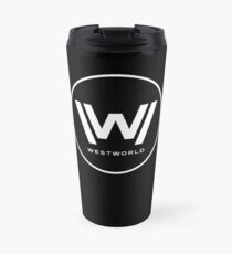 Westworld - Big White Logo Travel Mug