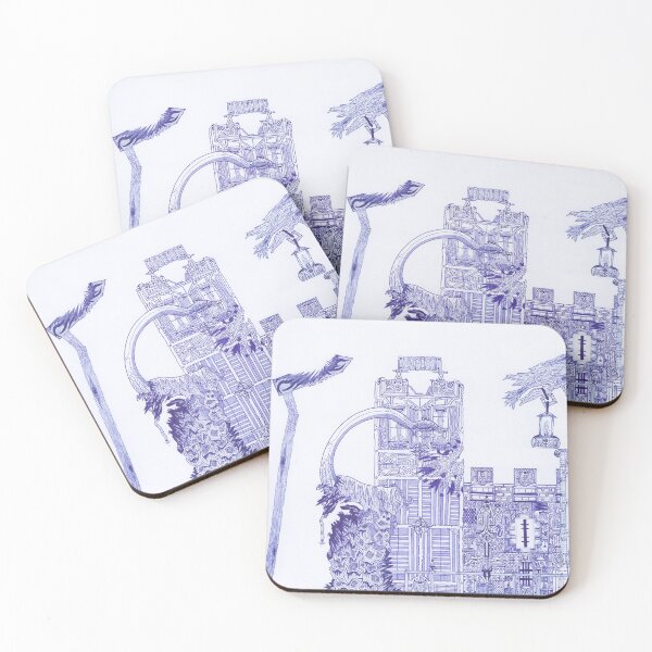 M.I. #121 |☽| Attack Aftermath Coasters (Set of 4)