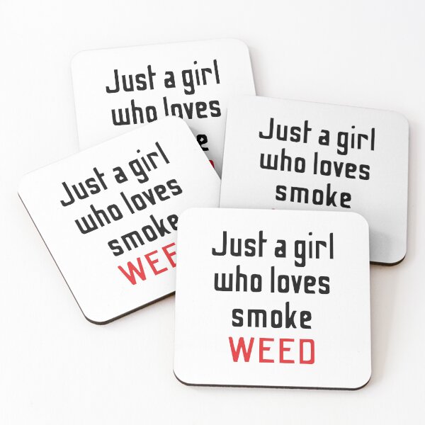 Item preview, Just a girl who likes to smoke weed - best weed design - design for girls designed and sold by WeedHighLife.
