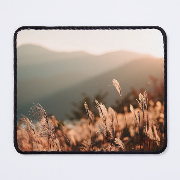 Item preview, Sunset with mountains, wheat field and sky landscape  designed and sold by Anime and More.