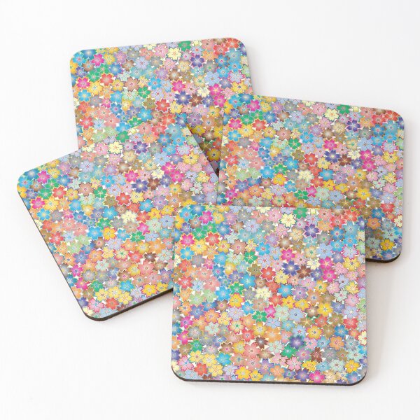 Item preview, A lot of colorful cute flowers designed and sold by RafaelLima7.