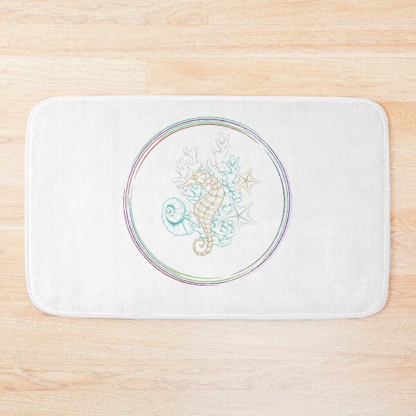 Item preview, Beautiful Common Seahorse Hippocampus Under The Sea designed and sold by Sun Sand & Sea Art.