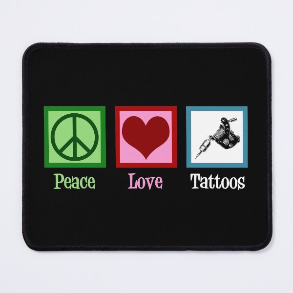 Item preview, Peace Love Tattoos designed and sold by Epic Love Designs.