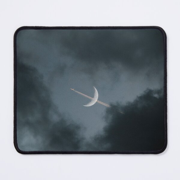 Item preview, Moon in the night cloudy sky designed and sold by Anime and More.