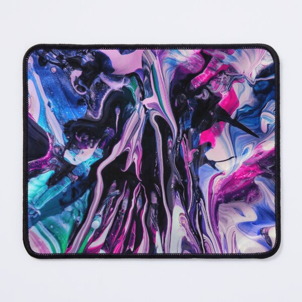 Item preview, Acrylic painting canvas with blue, purple, pink and white pattern decoration designed and sold by Anime and More.