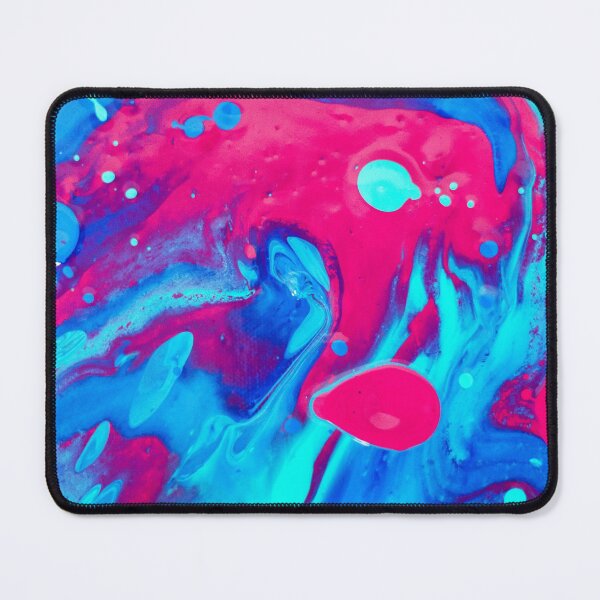Item preview, Acrylic painting canvas with blue, pink, purple and teal pattern  designed and sold by Anime and More.