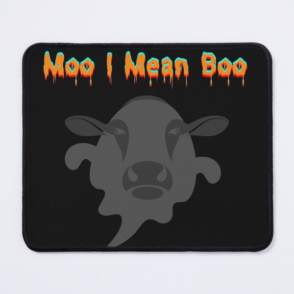 Item preview, Moo I Mean Boo Halloween Cow Ghost designed and sold by Bwaichigo.