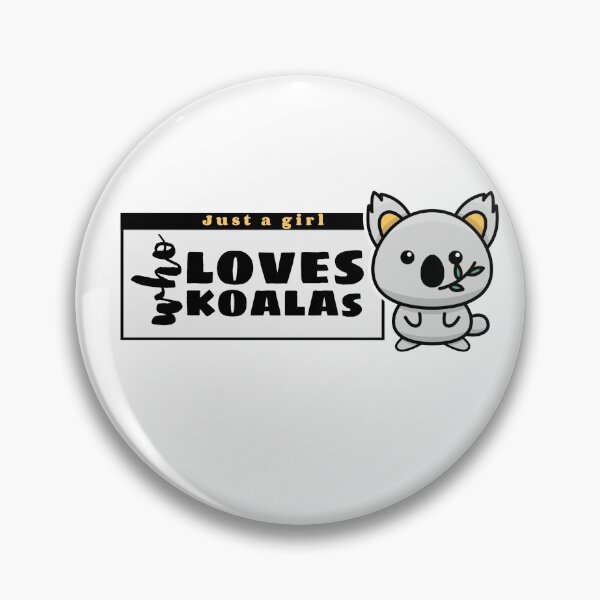 Item preview, Just a girl who loves koalas designed and sold by Good-tees.