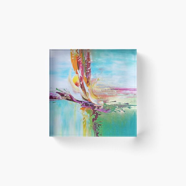 Printemps boreal (3) Bloc acrylique
