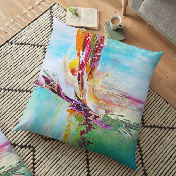 Printemps boreal (3) Coussin de sol