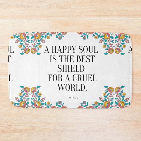 Item preview, A Happy Soul Is the Best Shield designed and sold by yyolka.