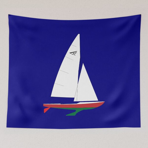 Item preview, Flying Fifteen Sailboat - Red designed and sold by CHBB.