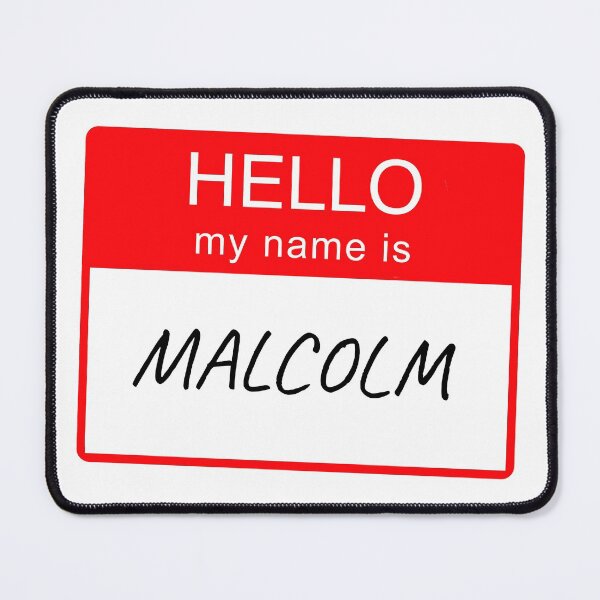 Item preview, Hello My Name Is Malcolm Name Tag Custom Personalised Design designed and sold by CreatedbyJR.