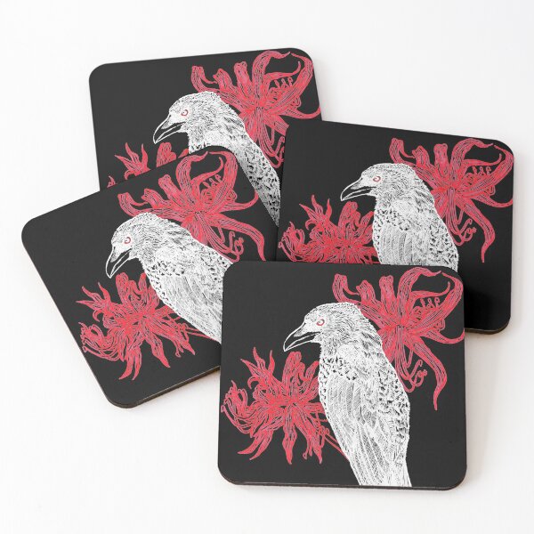 Item preview, Drongo and Spider Lily (for dark backgrounds) designed and sold by -Senaar-.