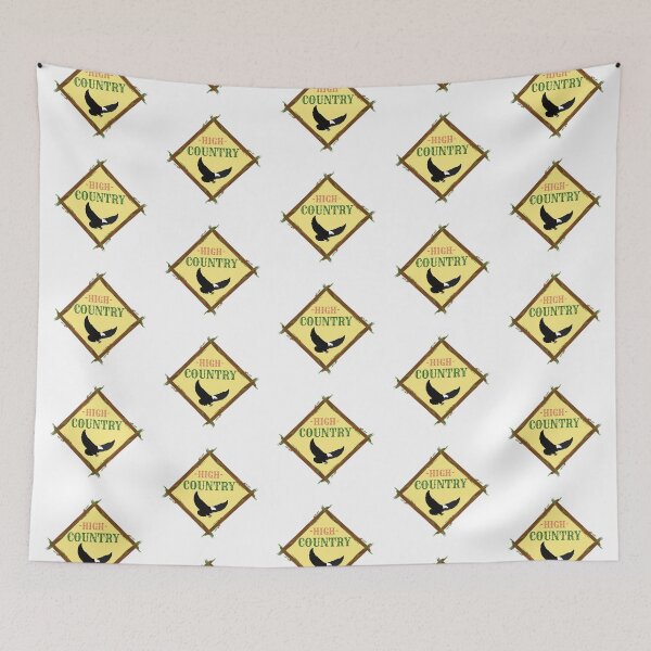 Item preview, High Country Log Diamond with Eagle-Beige designed and sold by HighCountry2021.