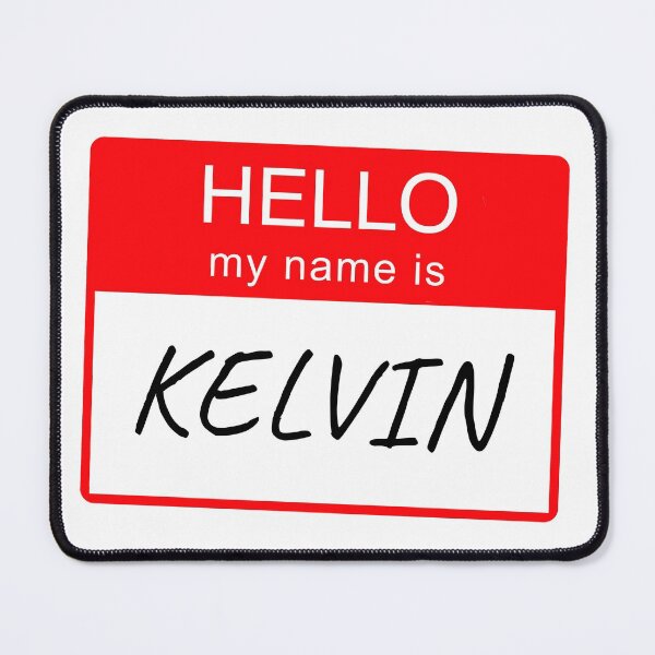 Item preview, Hello My Name Is Kelvin Name Tag Custom Personalised Design  designed and sold by CreatedbyJR.
