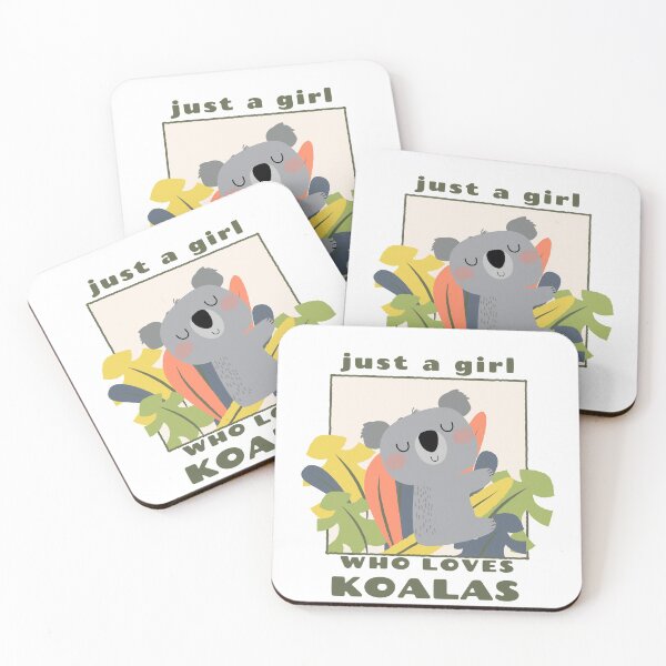 Item preview, Just a girl who loves koalas - sleepy designed and sold by Good-tees.