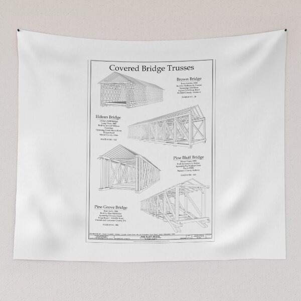 Item preview, Covered Bridge Trusses designed and sold by romeobravado.