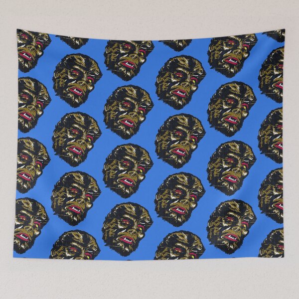 Item preview, Wolf Man Retro Distressed designed and sold by MidnightDriveIn.