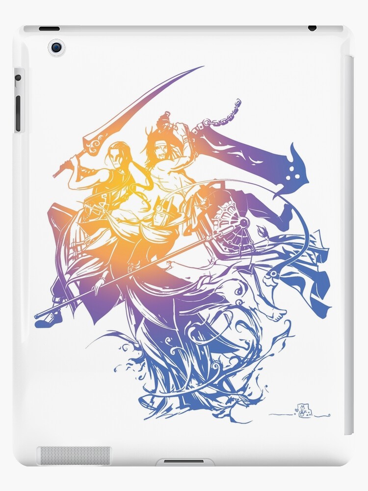 Final Fantasy X Characters Wallpaper iPad Case & Skin for Sale by  CassidyCreates