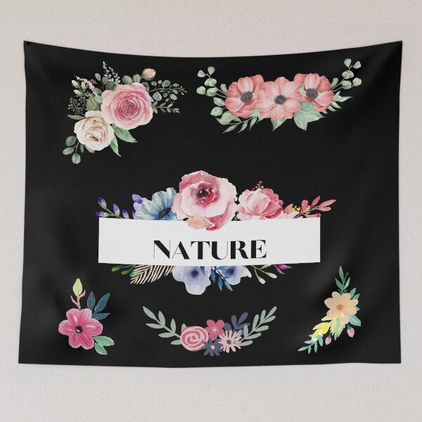 Item preview, Beautiful flowers with nature logo designed and sold by sajith99.