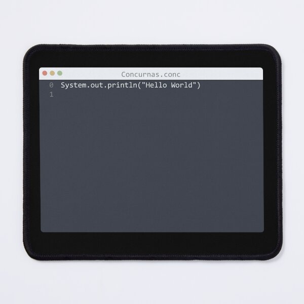 Item preview, . Concurnas language Hello World program sample in editor window designed and sold by IuriiVlasenko.