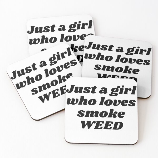Item preview, Just a girl who likes to smoke weed - best weed design - design for girls designed and sold by WeedHighLife.